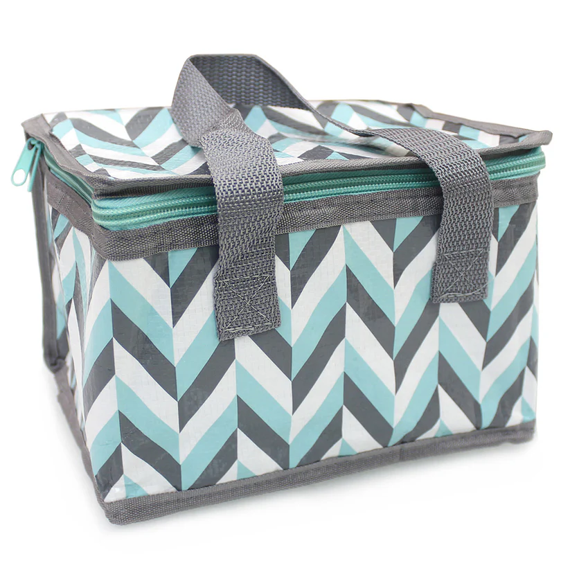Lunchbag Chevron Mint - Sale