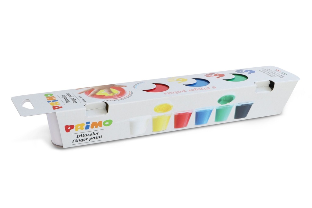 Primo Finger Paint #2252TD40S6 6s Pots 40ml