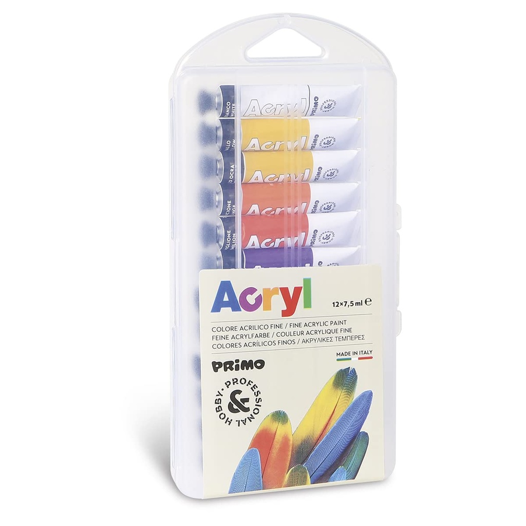Primo Acrylic Tube #407TA12PP 12s Paints - (24/ctn)