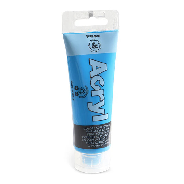 Primo Acrylic Tube #75501 CYAN 75ml Paint