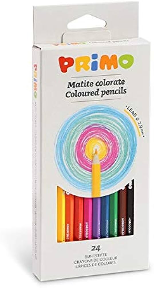 Primo Coloured #504MAT24E 24s Pencils - (24/ctn)