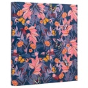 PUKKA Binder 3 Ring Binder A4 Bloom FORAL BLUE