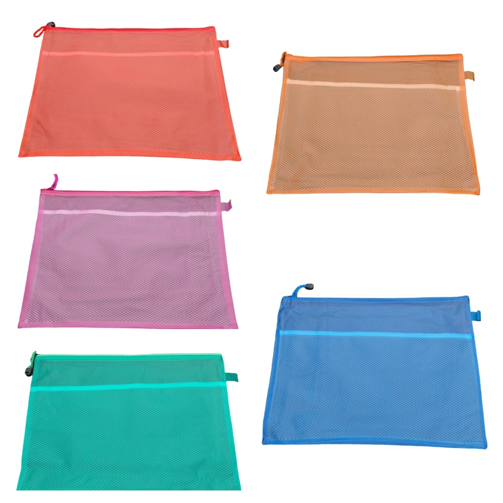 Zipper Bag B4 400x290mm PVC Netting 