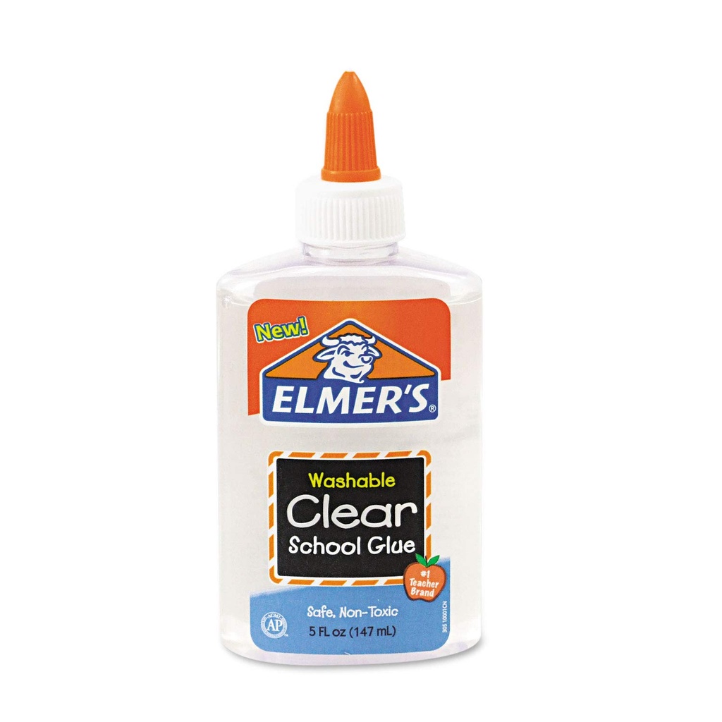 Elmers CLEAR 5oz #E305 School Glue -  (24/ctn)