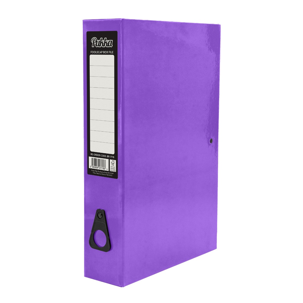 Brights Box File PURPLE #7778 F/S