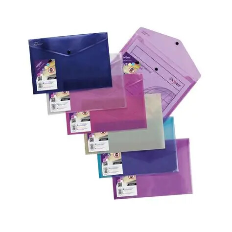SNOPAKE Polyfile A4 Assorted Colors -  (5/pk)