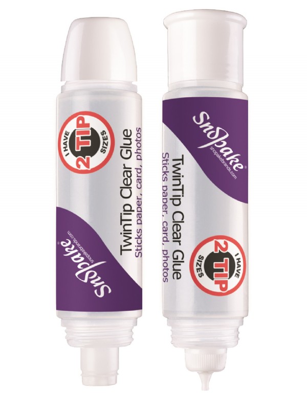 SNOPAKE Twin Tip CLEAR Glue 28ml - (12/Disp)