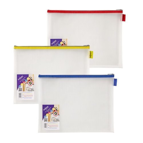 SNOPAKE EVA Mesh F/S Zippa Bag Asst. (Singular) - (3/pk)