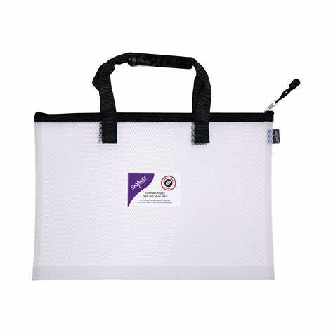 EVA Project Zippa A4 BLK W/Handle Bag