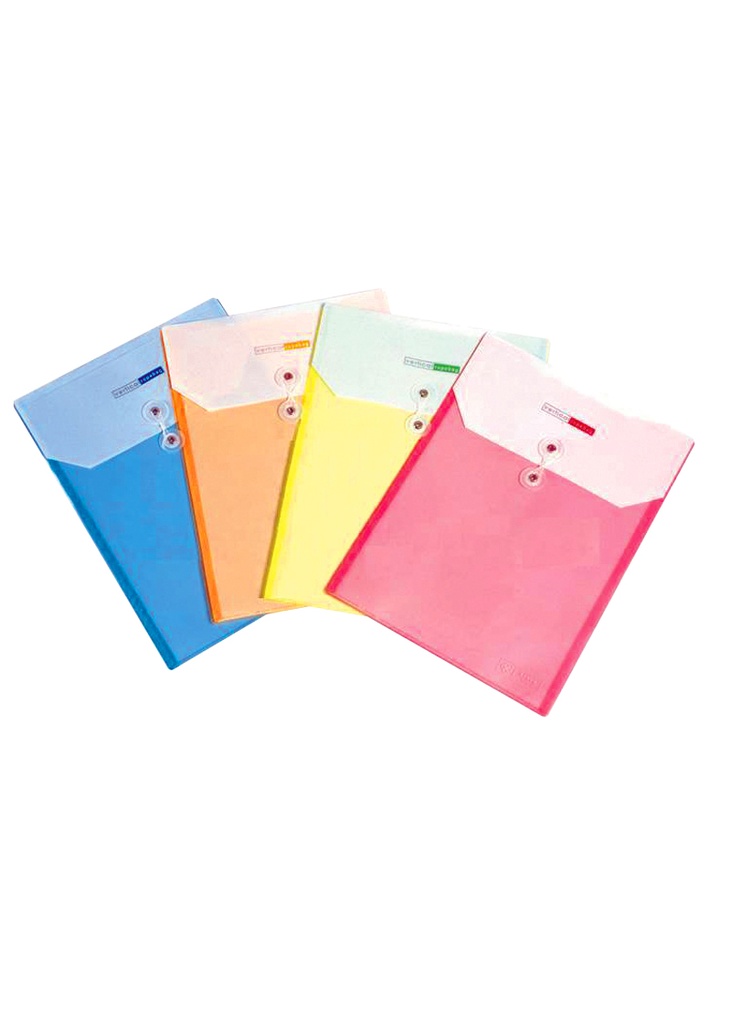 Plastic Envelope Top Loading w/String