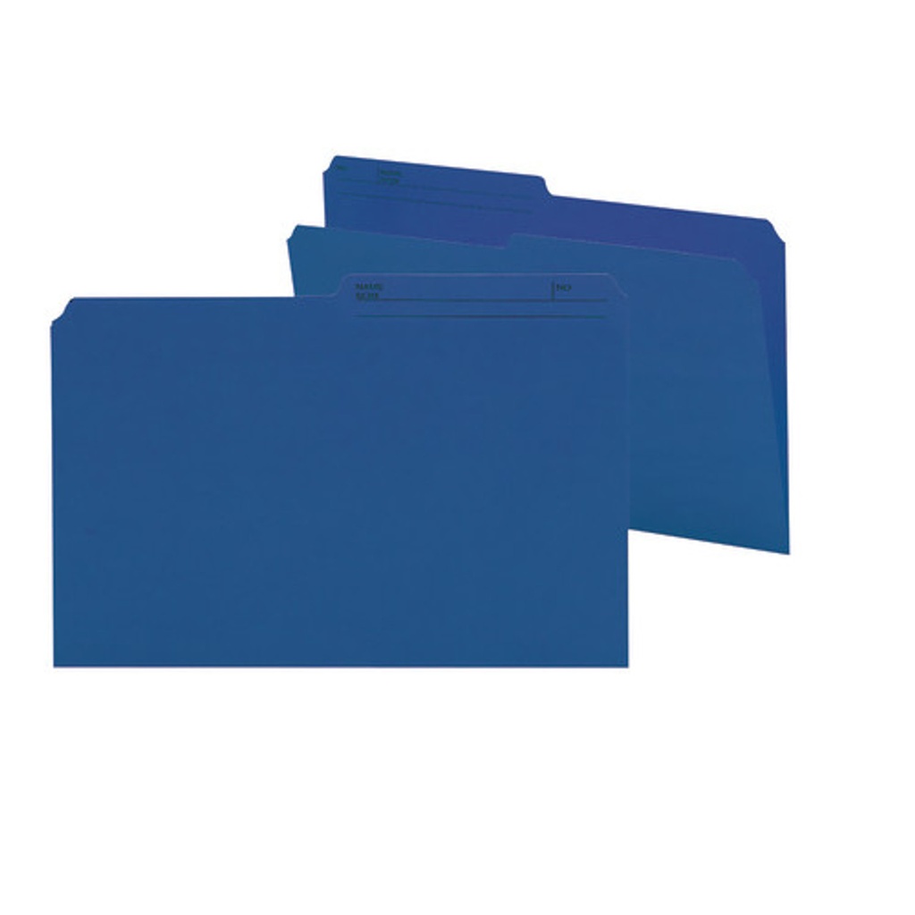 File Folders L/S Navy Blue
