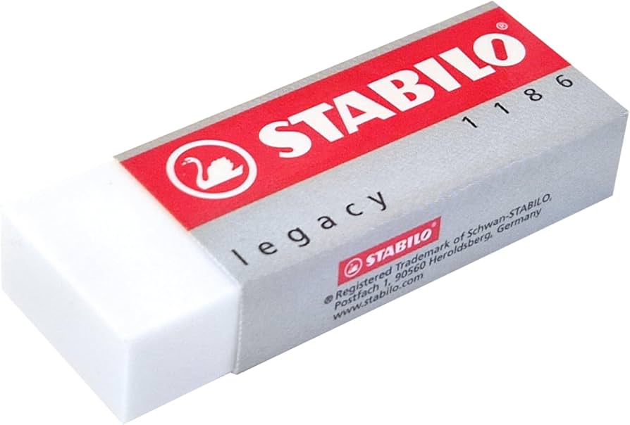 Stabilo Legacy White Eraser Large - (20/bx)