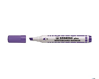Plan Whiteboard PURPLE Chisel Marker - (10/bx)