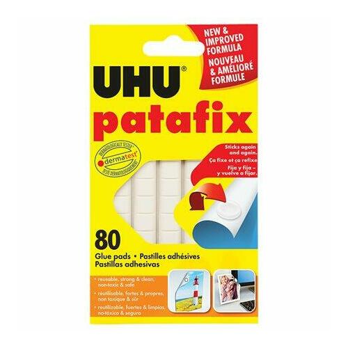 UHU Patafix #39125 Glue Pads 80/pk Reuse