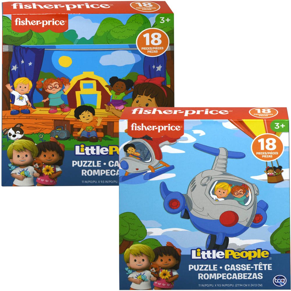 63142/13042* Puzzle 18pc FISHER PRICE