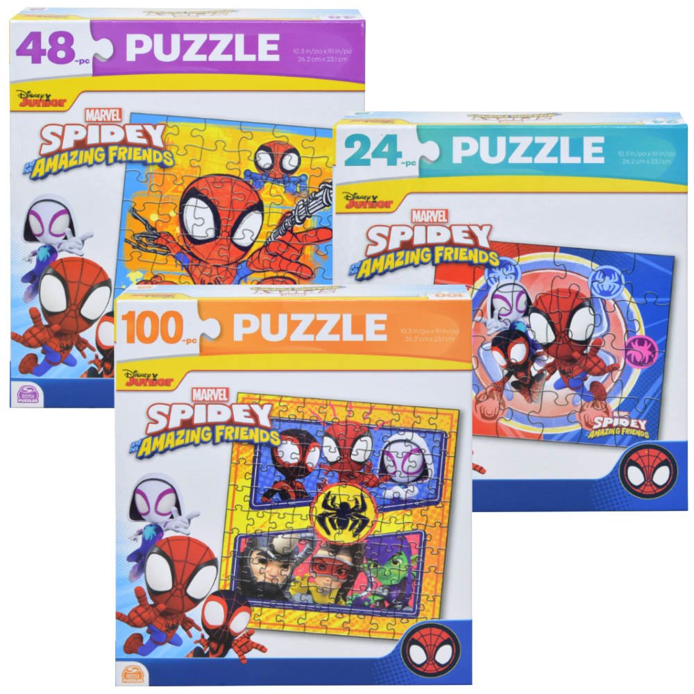 6070279* SPIDEY & FRIENDS 24pc/48pc/100pc Puzzle