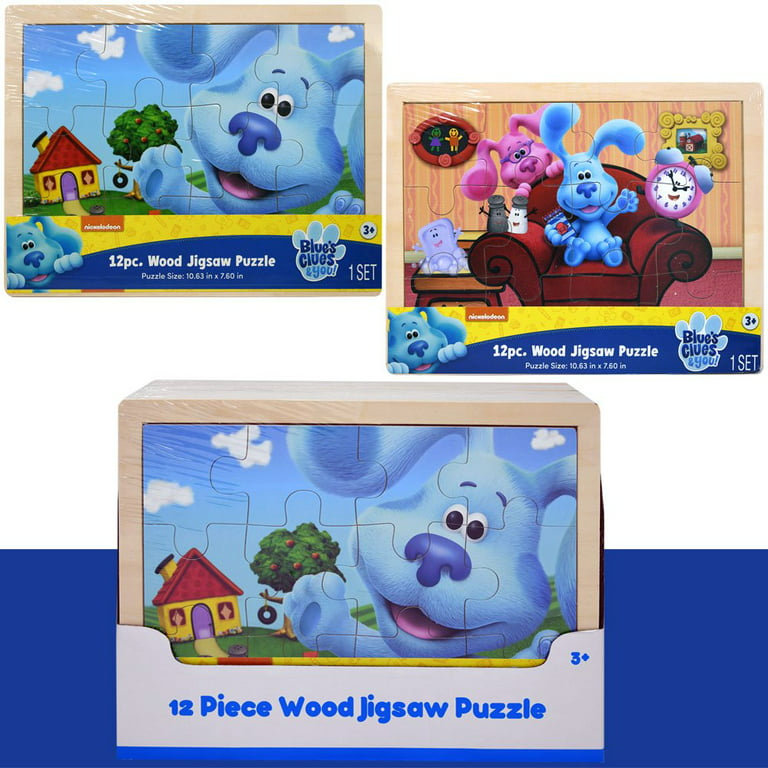 31075* Wood 12pc BLUES CLUES Puzzle