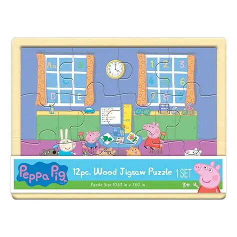 38820* PEPPA PIG Wood 12pc Puzzle