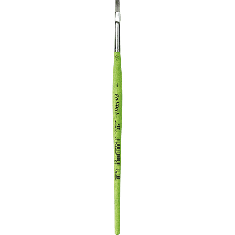 Da Vinci Acrylic FLAT #4 Ser374 Hobby Brush - (12/bx)