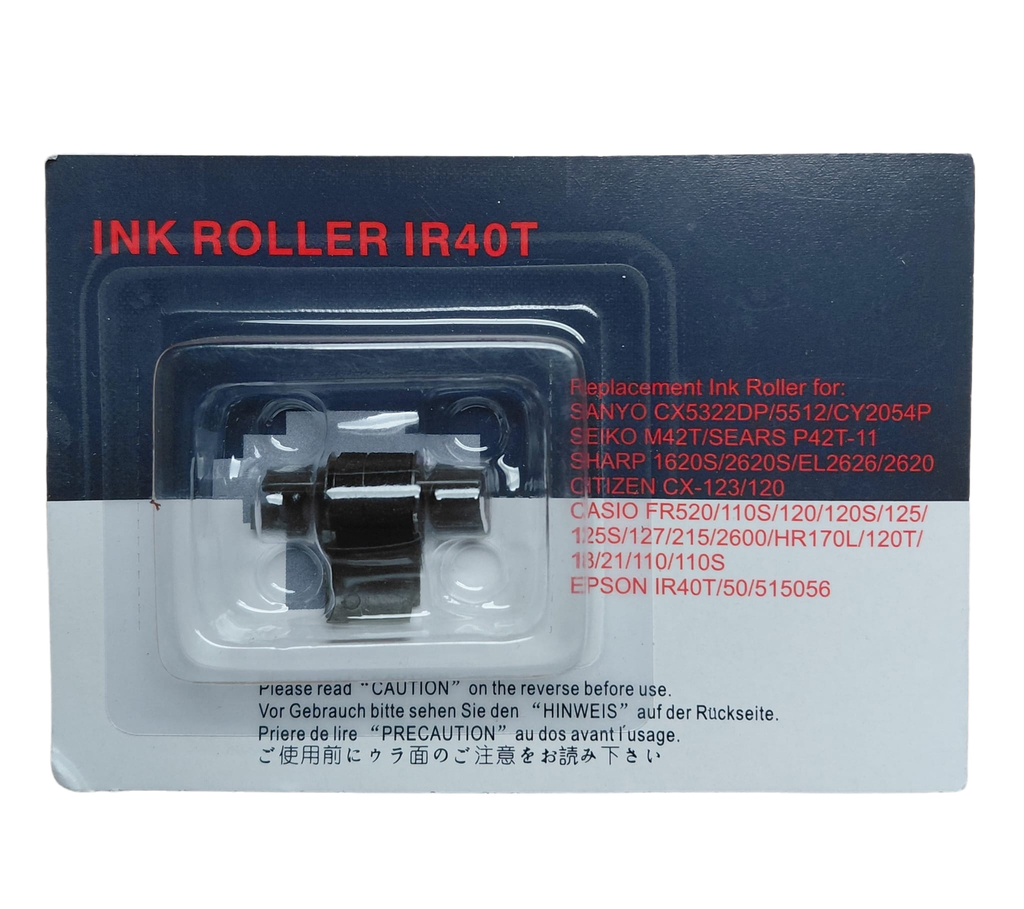 Calculator Ink Roller Blk/Red #IR40T