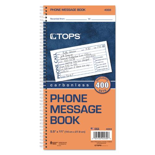 Telephone Message Book #4003