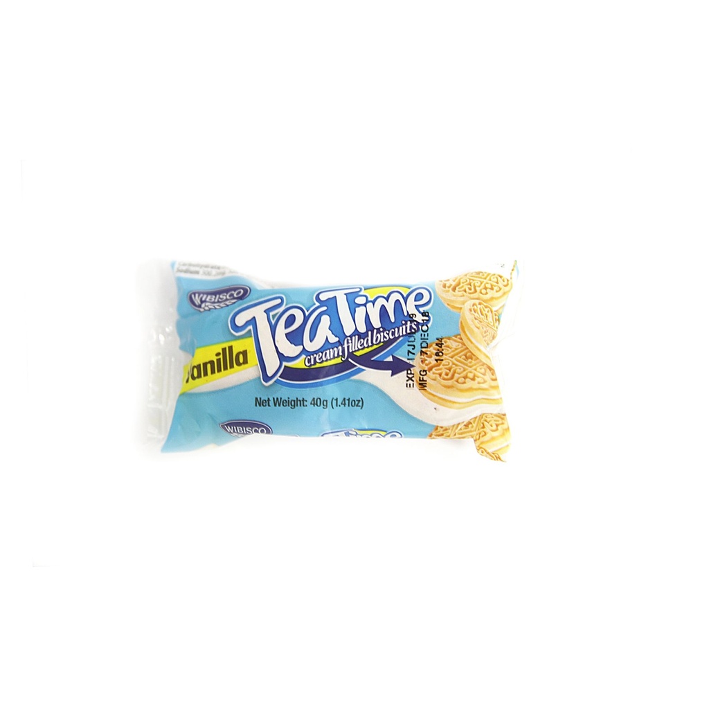 Tea Time 40g Vanilla Cookies