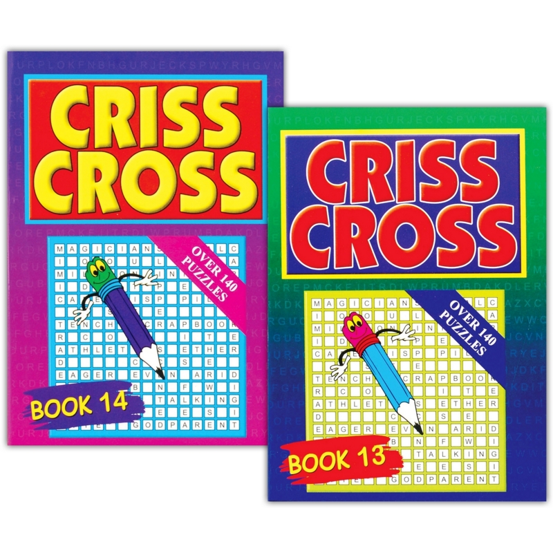 Criss Cross Puzzle Books - (72/ctn)
