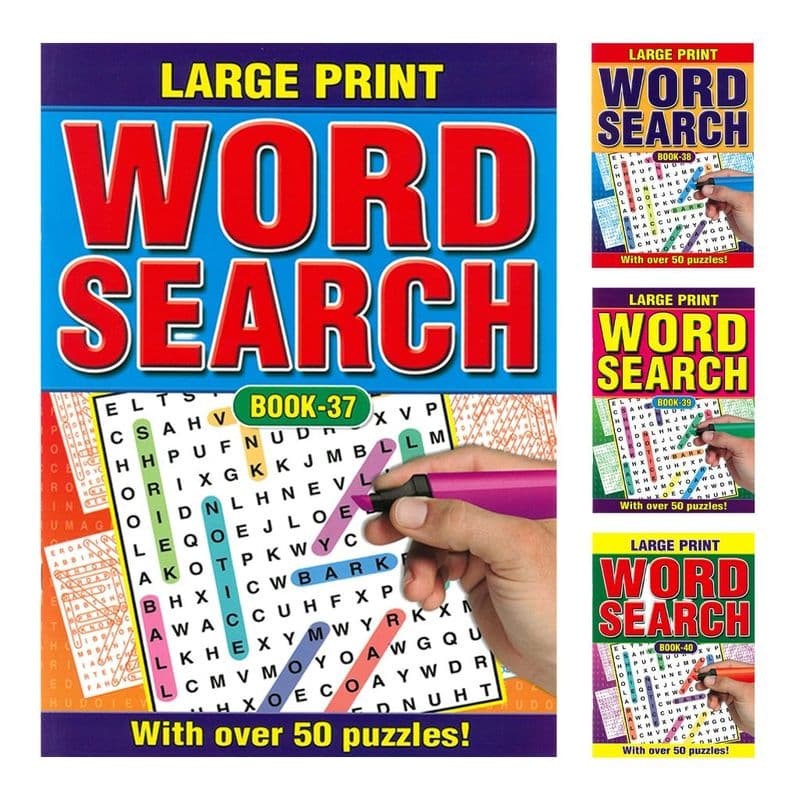 Wordsearch A4 Large Print Ser 4095 72ctn