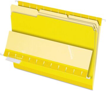Pendaflex File Folders L/S YELLOW #4210 - Sold Singular