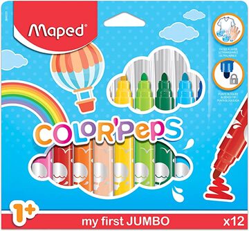 Maped My First Jumbo Felt Tip Pens 12s