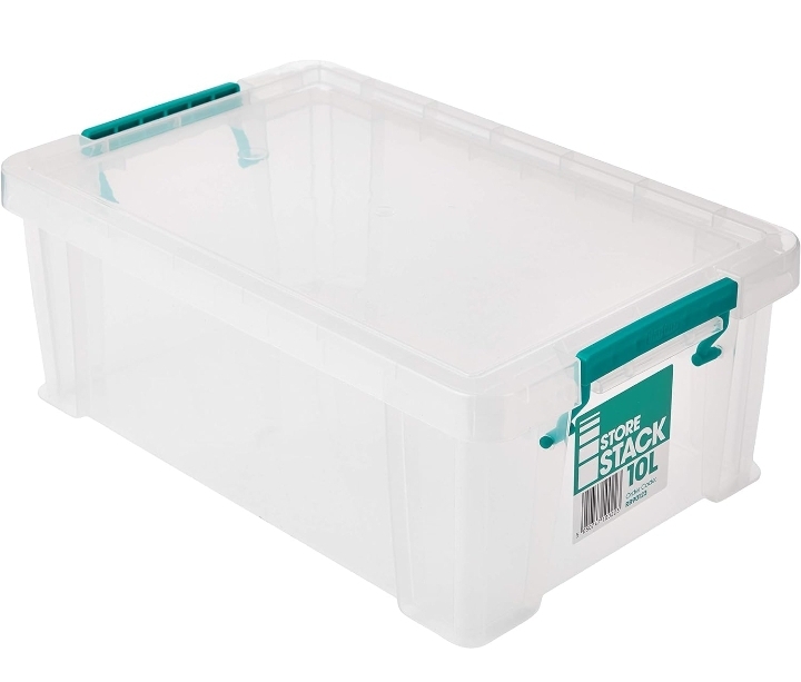 Storestack Storage 10lt Box w/Lid