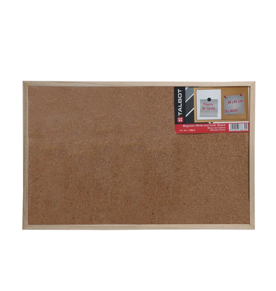 Corkboard 24x36" w/Wood Frame - Talbot