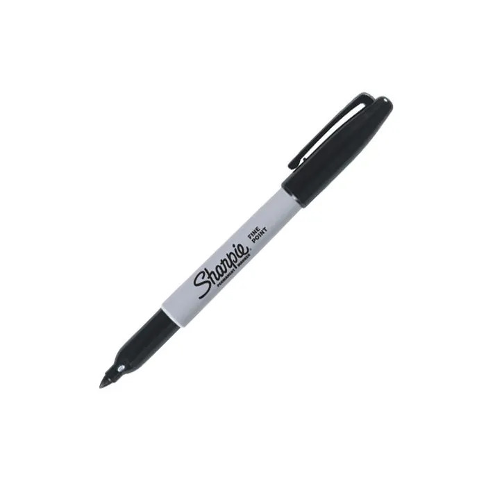 Sharpie #30001B BLACK Fine Markers - (12/bx)