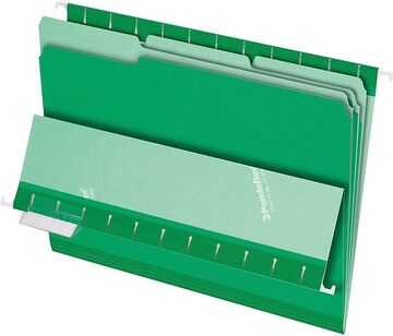 Pendaflex File Folders L/S BRIGHT GREEN #4210 - Sold Singular