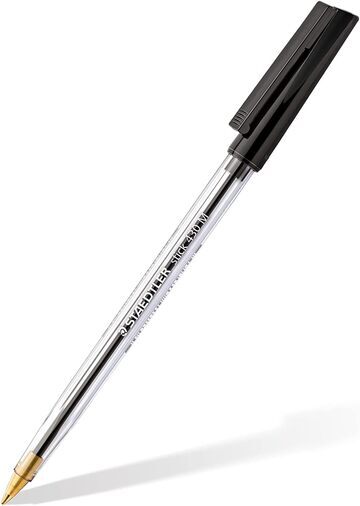 Staedtler 430-M9 BLK MED Ballpoint Stick Pens 