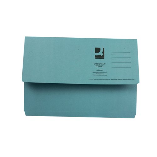 Document Wallets BLUE Q-Connect