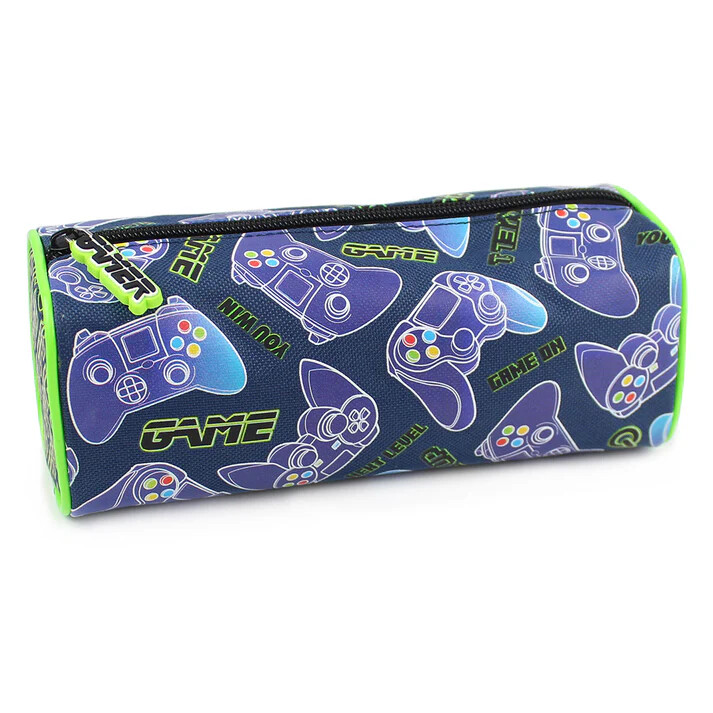 Pencil Case - Green & Blue Gamer