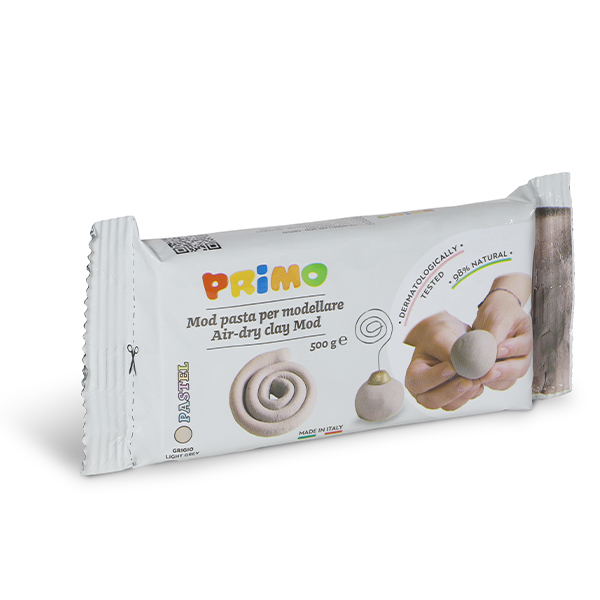 Primo Air Dry Clay #MOD500G WARM GREY 500g 