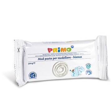 Primo Air Dry WHITE 500g #285MOD500B Clay - (12/ctn)