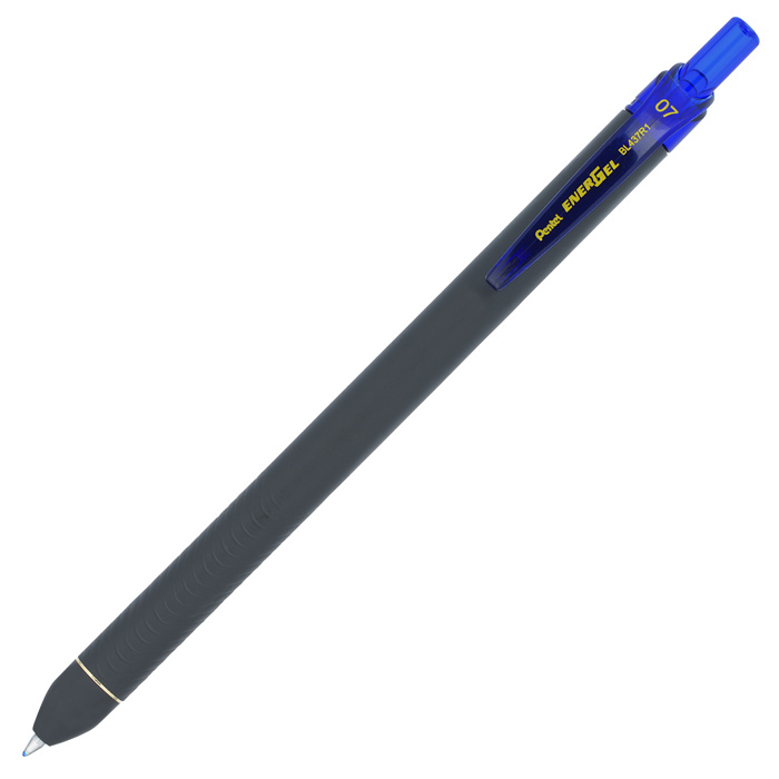 Pentel Kuro Retr. 0.7mm BLUE Gel Roller Pen - (12/bx)