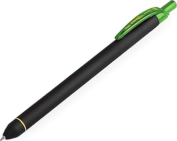 Pentel Kuro Retr. 0.7mm LIME GREEN Gel Roller Pen - (12/bx)