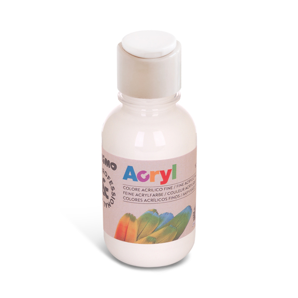 Fine Acrylic #125100 WHITE 125ml Paint - (6/ctn)