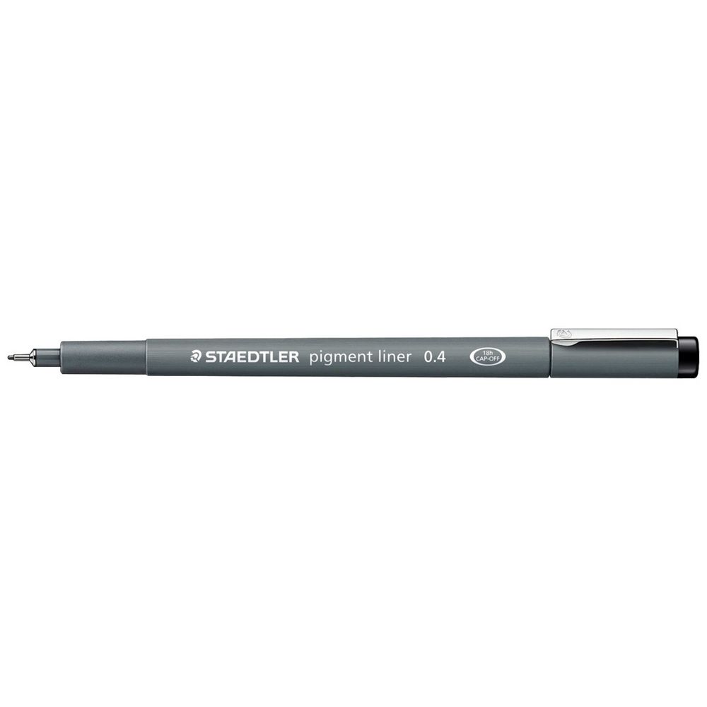 Staedtler Pigment Liner 0.4mm Black #308 04-9