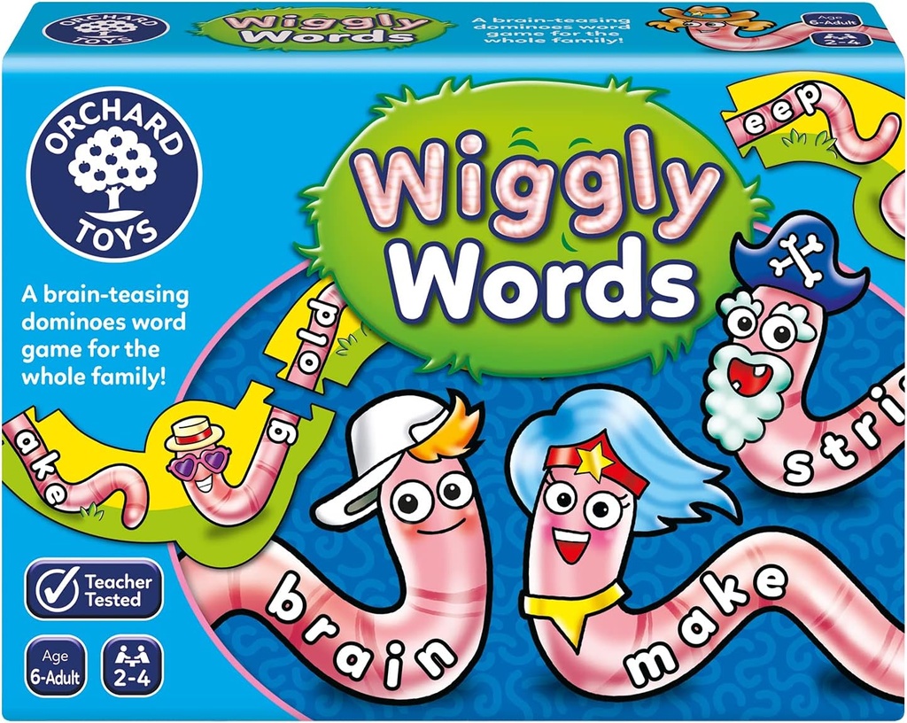 Wiggly Words Word Game 6-Adult