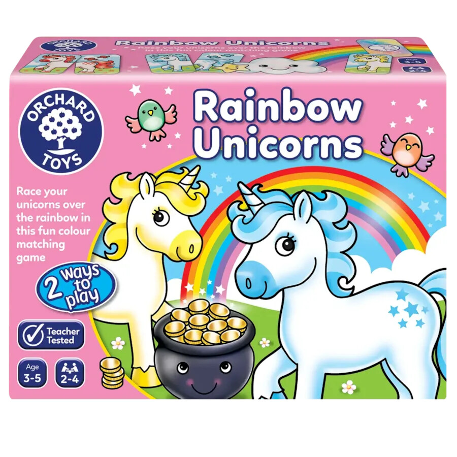 Rainbow Unicorns Matching Game 3-5yrs
