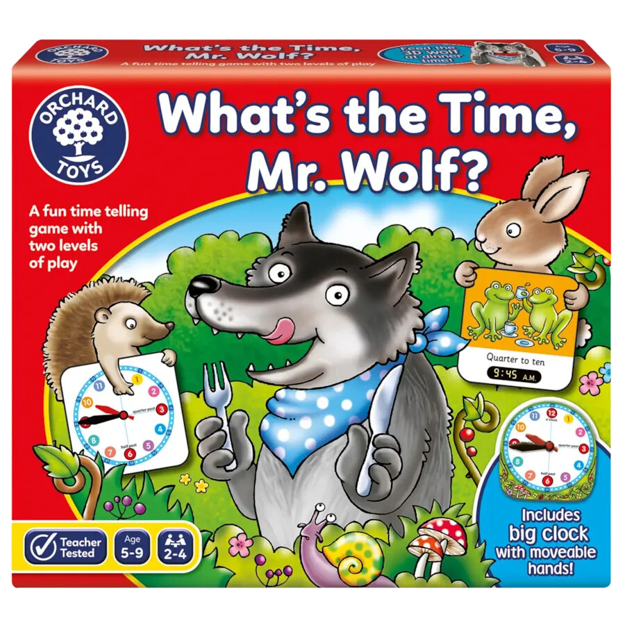 What's The Time Mr. Wolf? Board Game 5-9yrs