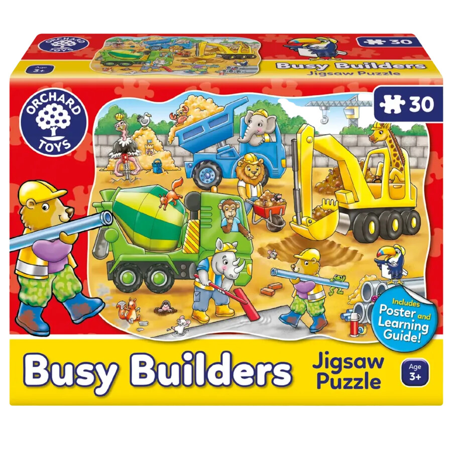 Busy Builders 30pc Puzzle 3+