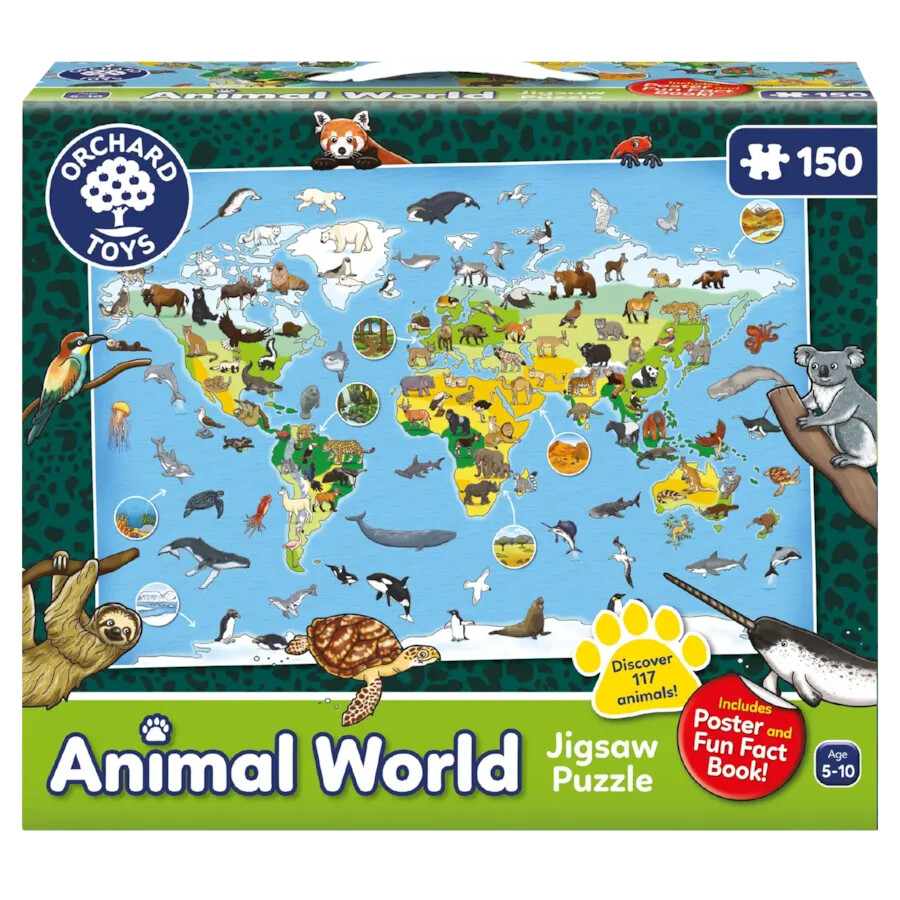 Animal World 150pc Puzzle 5-10yrs