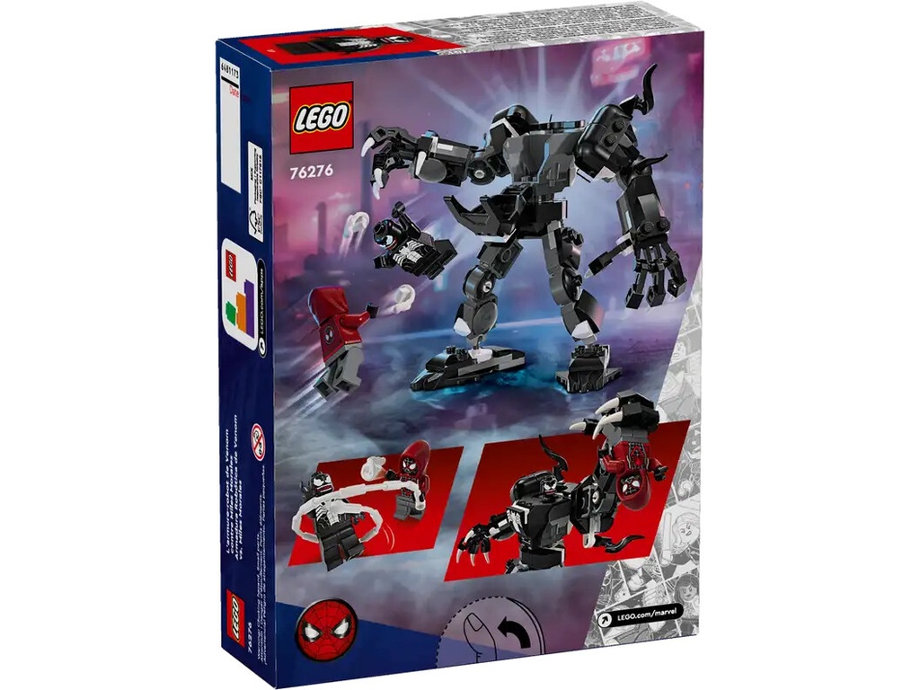 Lego Marvel: Venom Mech Armor Vs Miles 134pc 6+