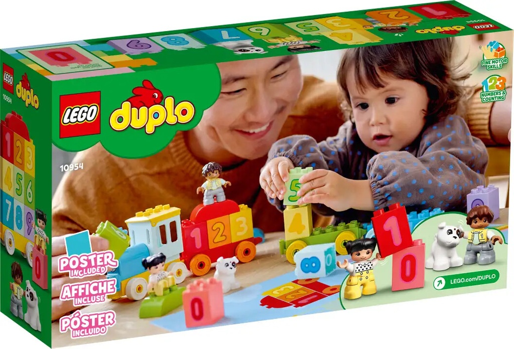 Lego Duplo: Number Train Learn To Count 23pc 1 1/2+